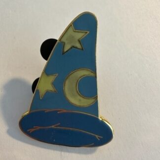 Mickey Sorcerer Blue Hat Glow in the dark LE Disney Paris Dlrp Dlp 2002 Pin (C5)