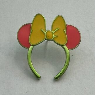 Minnie Mouse Ear Headband Blind Box Yellow Bow Green Disney Pin (A8)