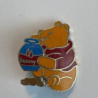 Older Winnie The Pooh With Blue Hunny Pot Disney Pin (B2)