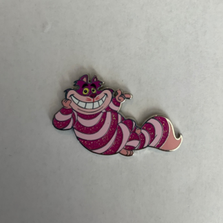 PALM Disney Pin Glitter Cheshire Cat Alice In Wonderland H1