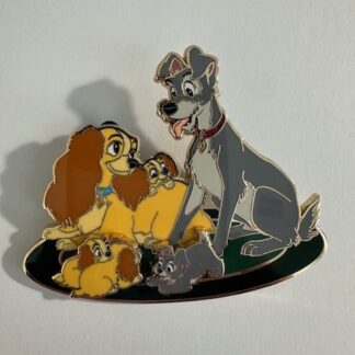 PALM - Lady Tramp Puppies Family Gathering Lady and the Tramp LE Disney Pin F1