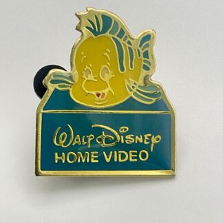 PINS DISNEY PIN FLOUNDER LITTLE MERMAID HOME VIDEO WALT DISNEY F6