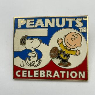 Peanuts Pin Snoopy & Charlie Brown 50th Celebration Pin G6
