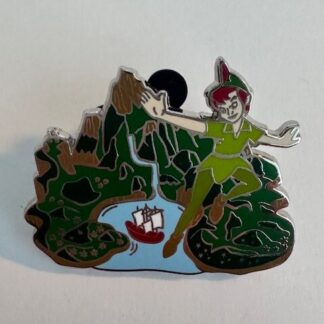 Peter Pan Flying Over Neverland Disney Parks Booster Pin Set Disney Pin 2019 (A0
