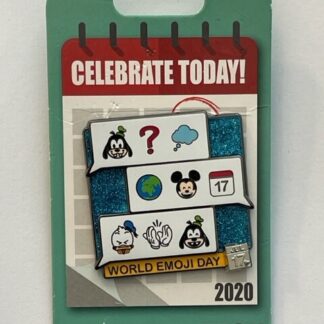 Pin of the Month Celebrate Today World Emoji Day LE Disney Pin (B)