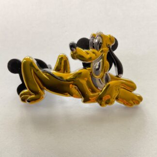 Pluto Open Edition Disney pin Metallic 3D Sculpted pin F3
