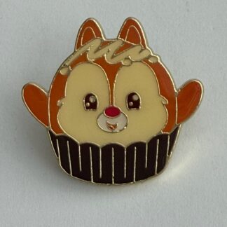 Primark Dale Dark Chocolate Ganache Truffle Cupcake Munchlings Disney Pin B4