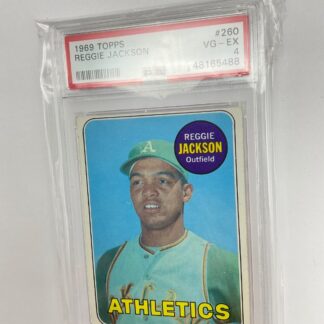 REGGIE JACKSON RC 1969 Topps #260 PSA 4