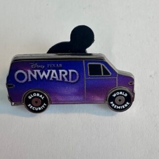 Rare Disney World Premiere Global Security Pixar Onward Van Pin (D3)
