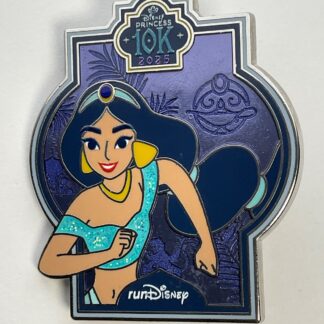 RunDisney 2025 Princess Weekend Jasmine 10K Pin Disney Parks Logo G4