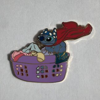 STITCH IN A LAUNDRY BASKET LILO & STITCH THE LAUNDRY HERO PIN G7