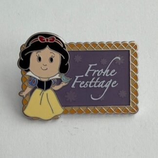 Snow White - Frohe Festtage - Small World - Holiday - Mystery 2023 Disney Pin F8