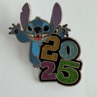 Stitch - Jumping - Dated 2025 Lilo and Stitch Disney Pin B1