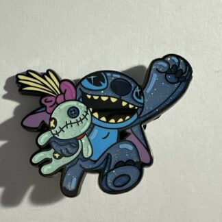 Stitch with Scrump Y653 Lilo and Stitch Mini FiGPin Glitter Disney Pin G1