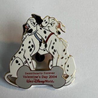Sweetheart Pongo Perdita Dalmatians Valentines 2004 LE Disney Pin (C1)