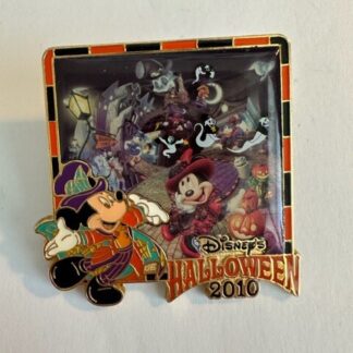 TDL Mickey Mouse & Ghosts Halloween 2010 Tokyo Disney Pin C4