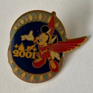 TDL Mickey Mouse New Century 2001 Red Wings Disney Pin (A3)