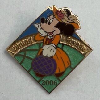 TDR Minnie Dining Voyage 2006 Hotel Miracosta Ambassador Hotel Disney Pin (A8)