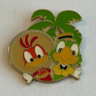TDR Panchito & Jose Caballeros Palm Trees - Game Prize Winter 2015 Disney Pin G8