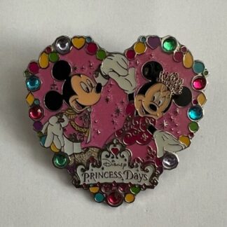 TDR Tokyo Mickey & Minnie Mouse Princess Days 2007 Disney Pin (B4)