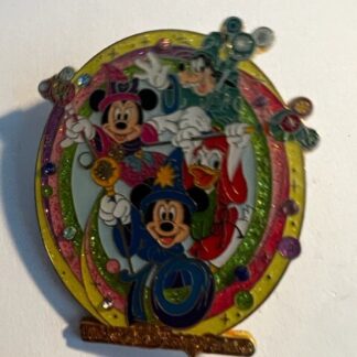 TDS Mickey Minnie Goofy Donald Fab 4 10th Anniversary Be Magical Disney Pin (A3)