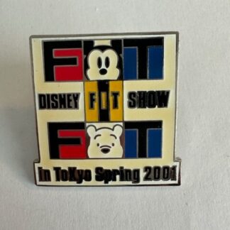 Tokyo Disney Pooh Mickey Pin FIT show spring 2001 LE Japan (C5)