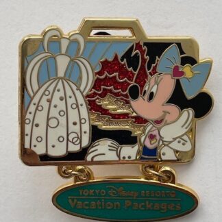 Tokyo Disney Resort Pin Badge Vacation Package Benefits Minnie Only (A3)