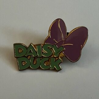 Tokyo TDR Daisy Ducks Character Name With A Big Pink Bow  Disney Pin (A3)
