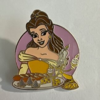 Uncas International Belle And Lumiere Princess Eating 2022 Disney Pin D6