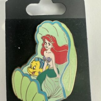 WDI Ariel Flounder Little Mermaid Ariel’s Undersea Adventure LE 250 Disney Pin B