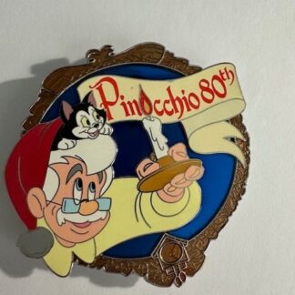 WDI Pinocchio 80th Anniversary Gipetto & Figaro LE 250  Disney Pin F2