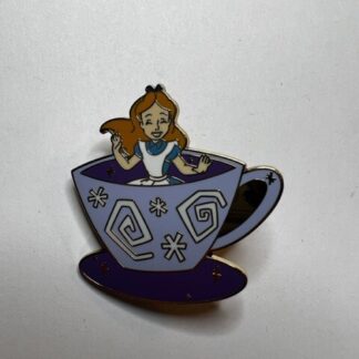 WDW Alice Kitchen Kabaret 50th Anniversary Mystery Tea Cups Disney Pin (B5)