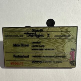 WDW Booster 2010 Walt Disney World® 40th Anniversary Ticket A Disney Pn F6