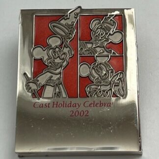 WDW Cast Holiday Celebration 2002 Hinged Mickey Disney Pin LE (A8)