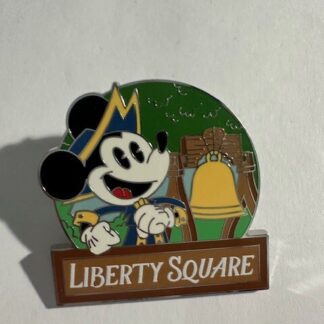 WDW Colonial Mickey Liberty Square Magic Kingdom Themed Lands  Disney Pin (C0)