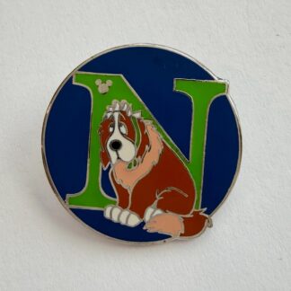 WDW Disney Character Alphabet Hidden Mickey 2008 Nana Peter Disney Pin H5