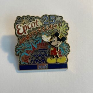 WDW Epcot 25th Anniversary Mickey Mouse Showcase 2007 Disney Pin LE (B0)