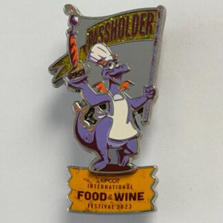 WDW - Figment - EPCOT Food and Wine 2023 - Passholder Disney Pin H7