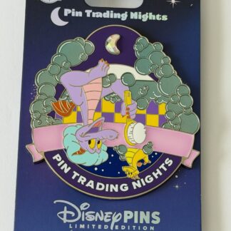 WDW Figment Pin Trading Nights 2026 Mini Jumbo Glow in the Dark Disney Pin B