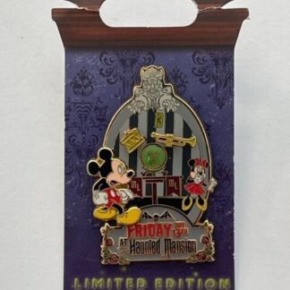 WDW Friday The 13th At Haunted Mansion Mickey & Minnie LE Disney Pin (B)