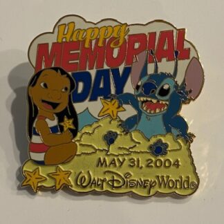 WDW Memorial Day 2004 Lilo & Stitch  LE Disney Pin (A2)