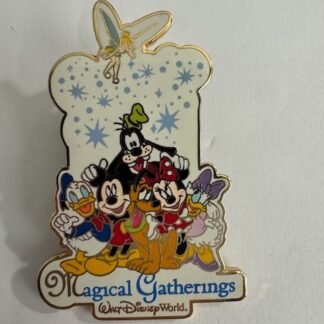 WDW Mickey Donald Pluto Goofy Minnie Daisy  Magical Gathering 2004 Disney Pin D7