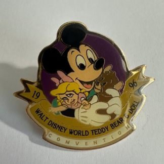 WDW - Mickey Mouse - 9th Annual Teddy Bear & Doll Convention 1996 Disney Pin D8