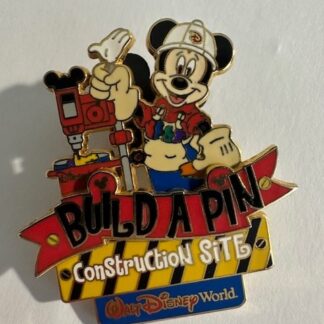 WDW - Mickey Mouse - Construction Site - Build A Pin - Base 2002 Disney Pin E1