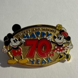 WDW - Mickey and Minnie - Disneyana Happy 70th Year 1998 Disney Pn F6