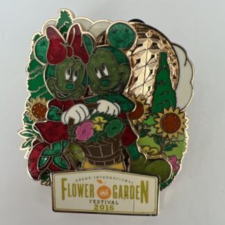 WDW Mickey and Minnie - Epcot Flower and Garden Festival 2016 Disney Pin F4