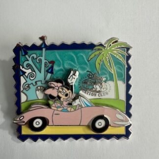 WDW - Minnie Mouse - Driving - Disney Vacation Club 2008 Disney Pin E3