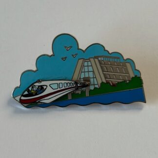 WDW Monorail Slider LE Blue Sky Birds Disney Pin H9