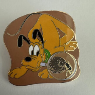 WDW Pluto With Dung Beetle Animal Kingdom Magnify Glass Disney Pin (B0)