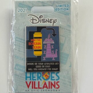 WDW Randall Boggs Recruitment Posters Series Heroes vs Villain 2021 Disney Pin B